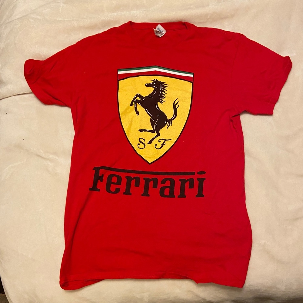 Red Ferrari Shirt - size Medium